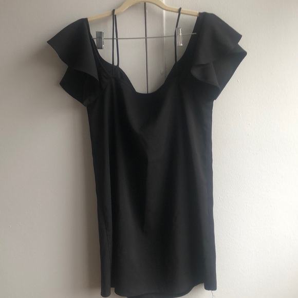 ASOS Cold Shoulder Mini Dress - Picture 2 of 2